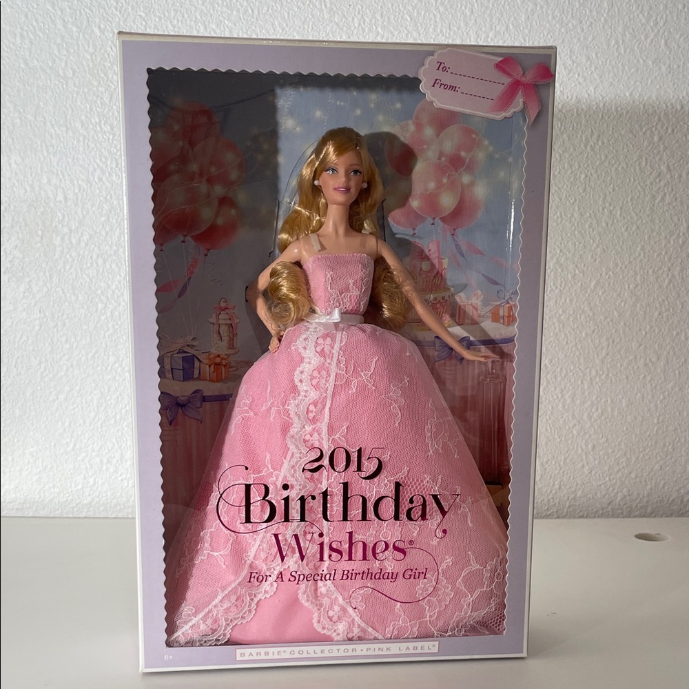 Charming Pink Birthday Wishes Doll